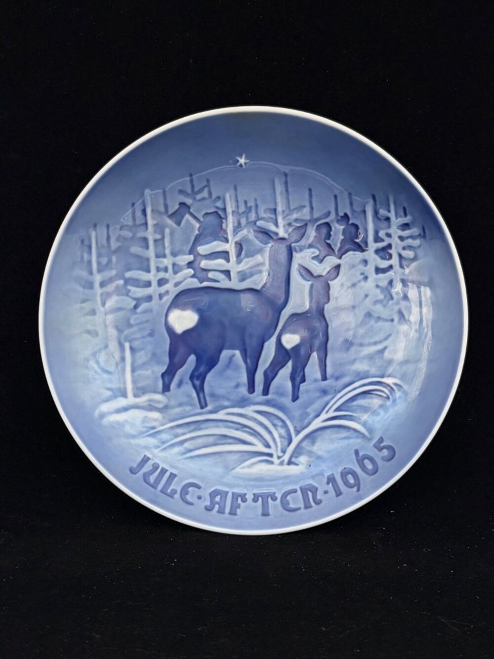 Vtg Bing & Grondahl Christmas Plate Jule After 1965 Porcelain T Skoven For Jule